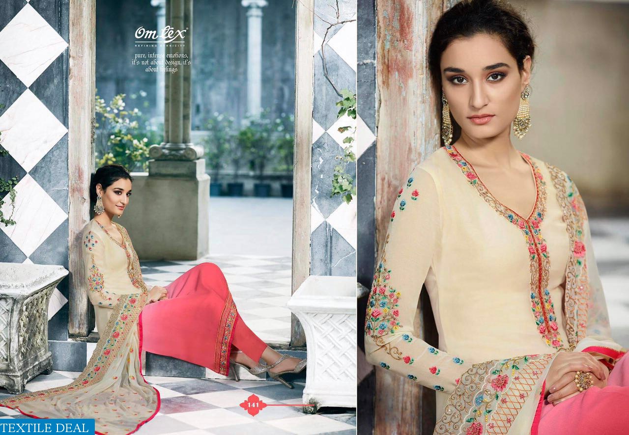 Omtex Queen Wholesale Embroidered Suits textiledeal.in